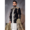 Black Velvet Prince Coat