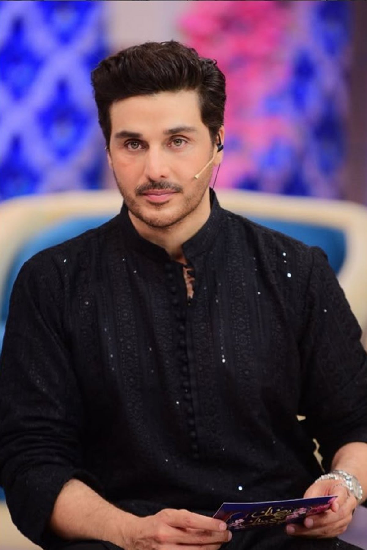 Black Embroided Kurta