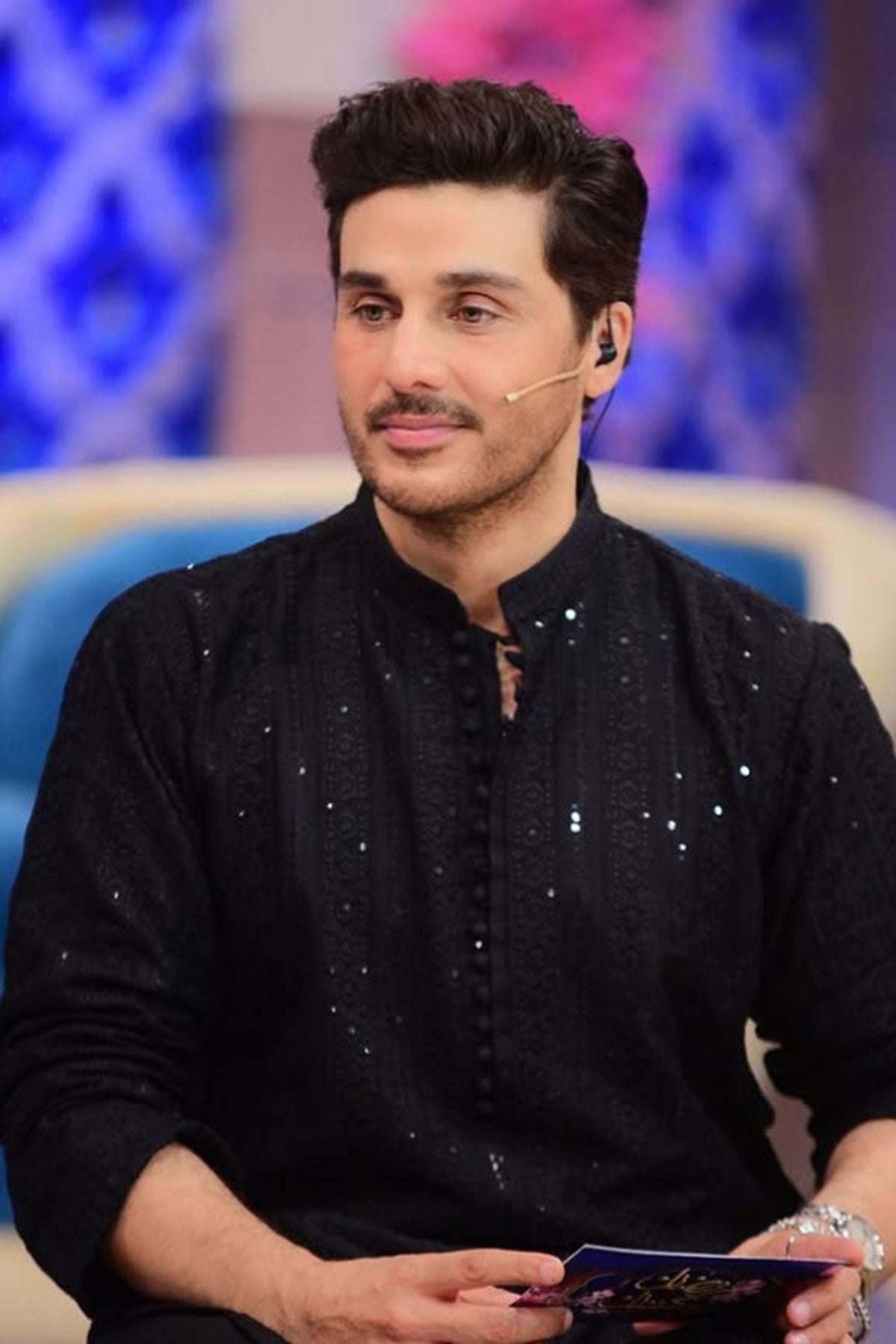 Black Embroided Kurta