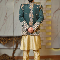 Emerald Green Prince Coat