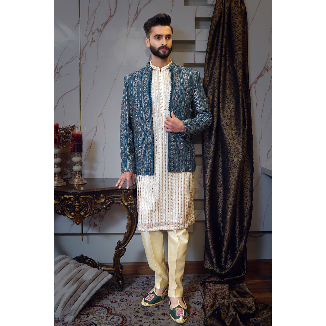 Teal Prince Coat