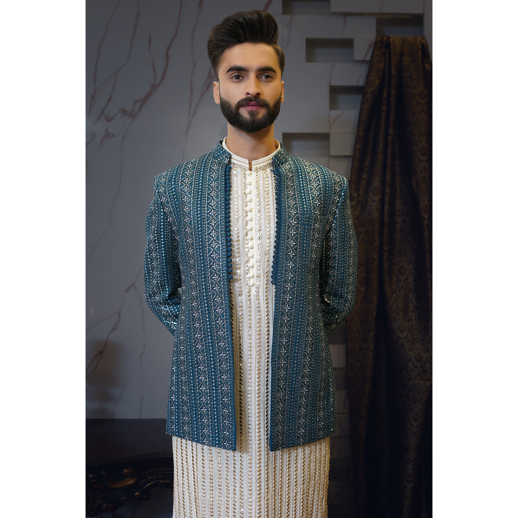 Teal Prince Coat