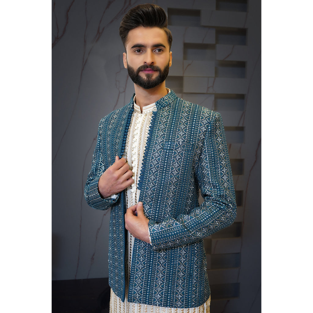 Teal Prince Coat