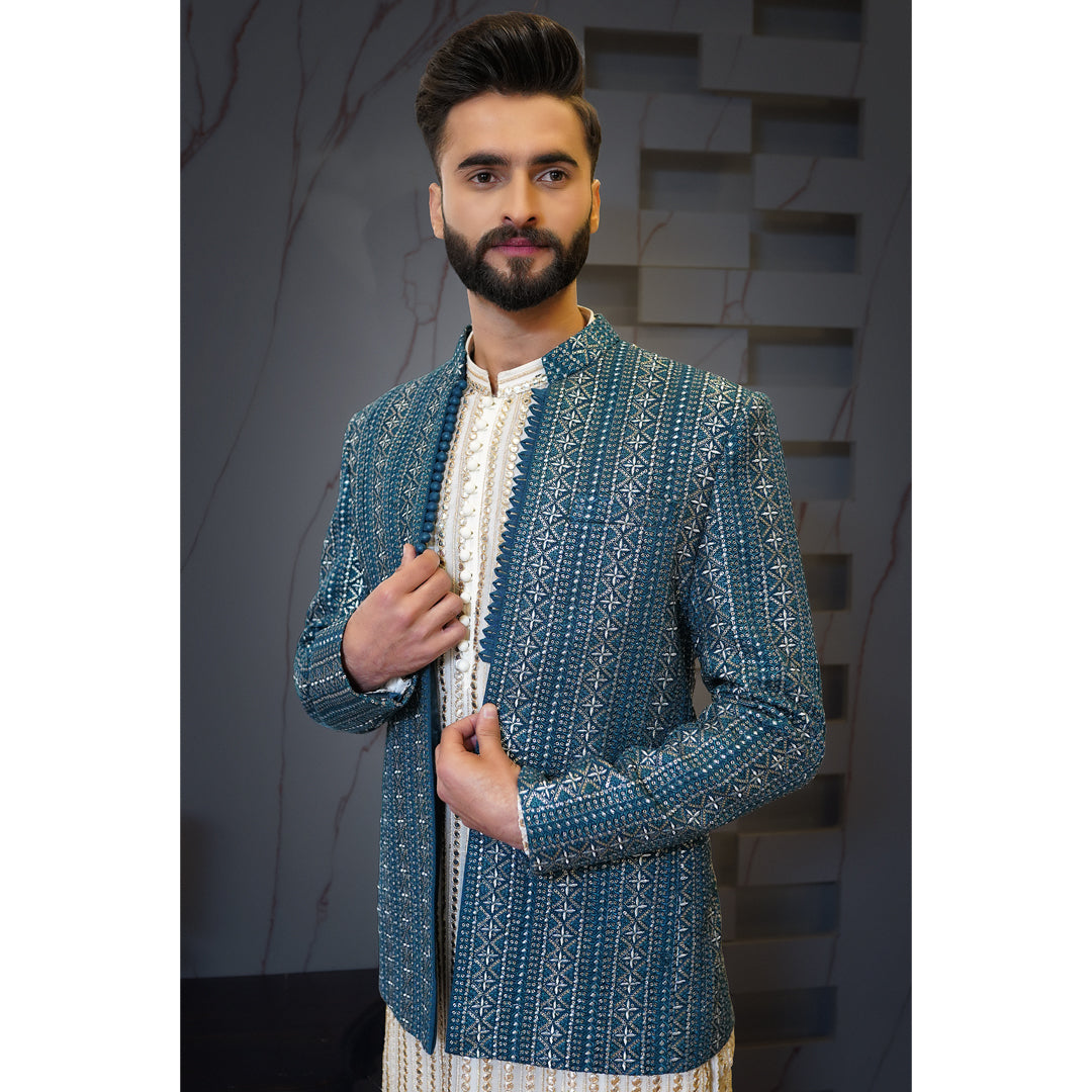 Teal Prince Coat