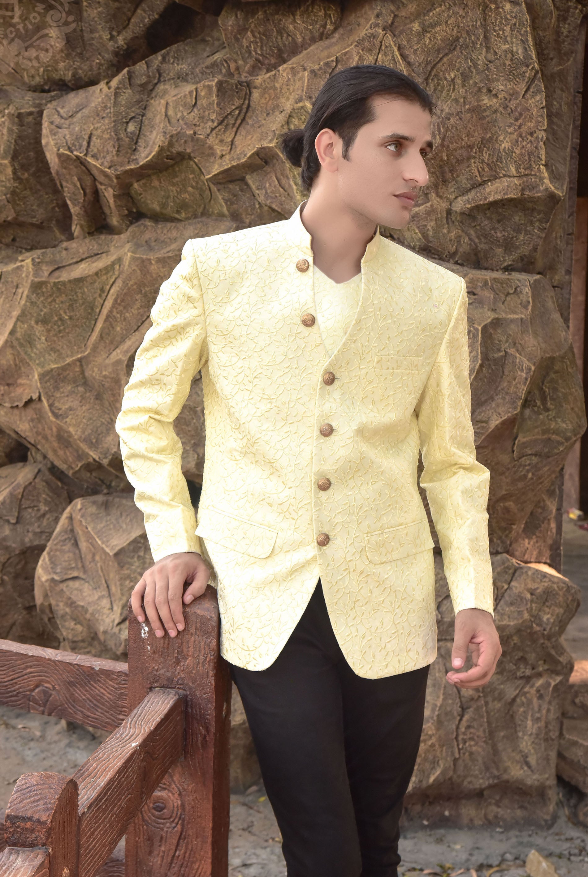 Pale Yellow Prince Coat