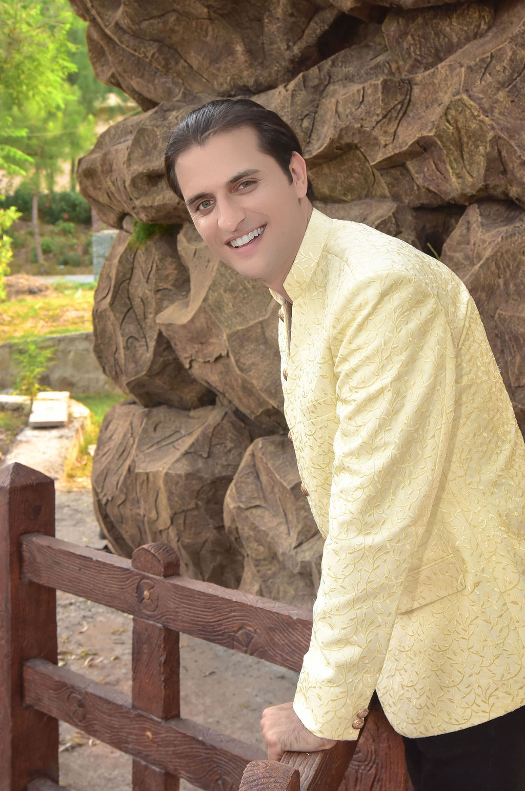 Pale Yellow Prince Coat