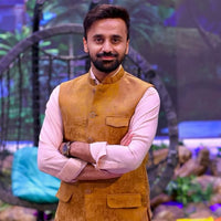 Ochre Colored Waist Coat