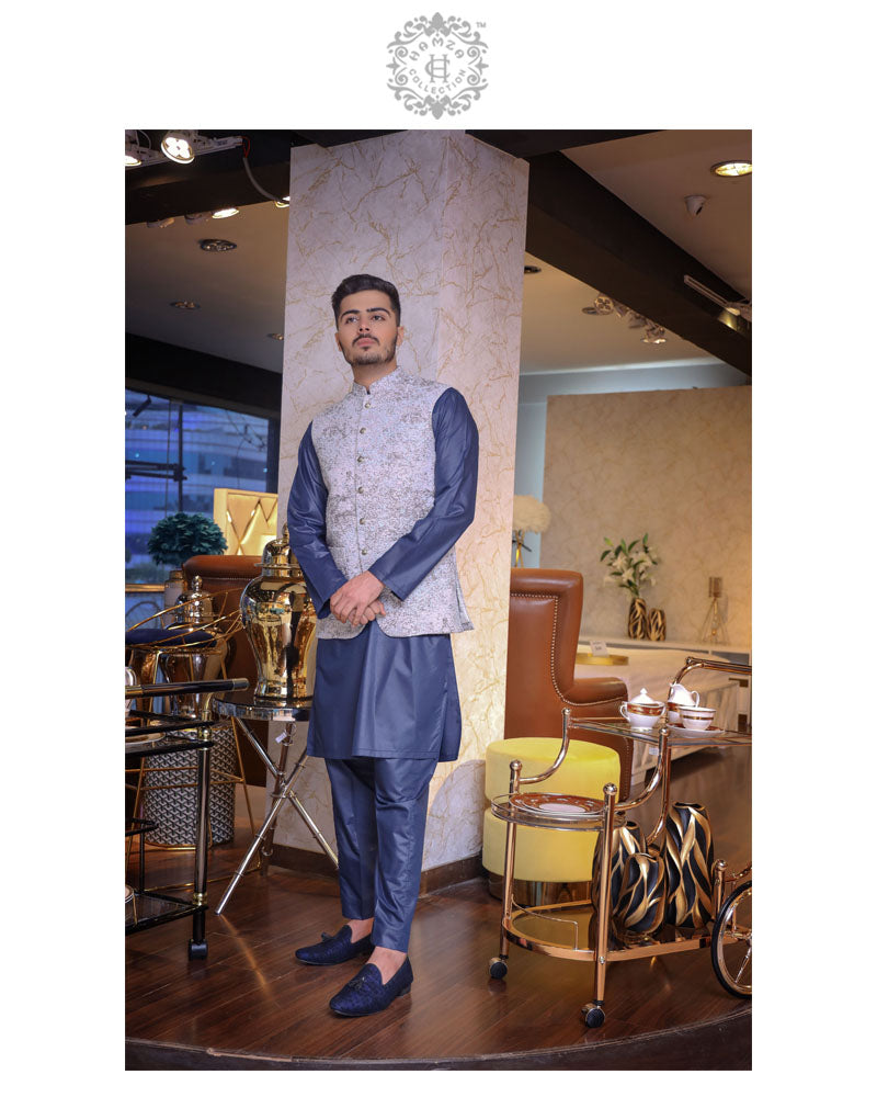 Royal Slate Waist Coat