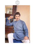 Dusty Blue Kurta Trouser/Shalwar