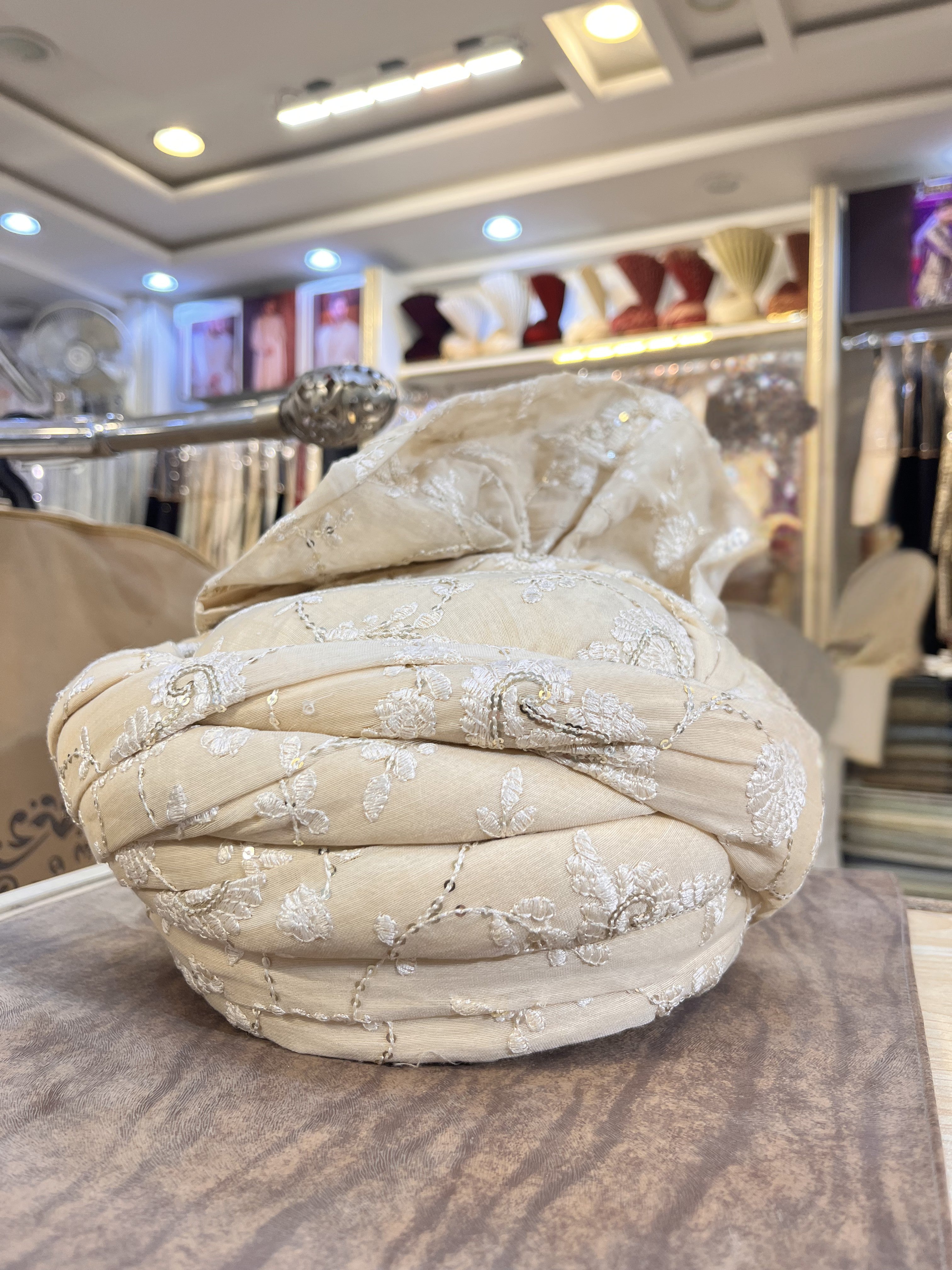 Silver Mist Turban