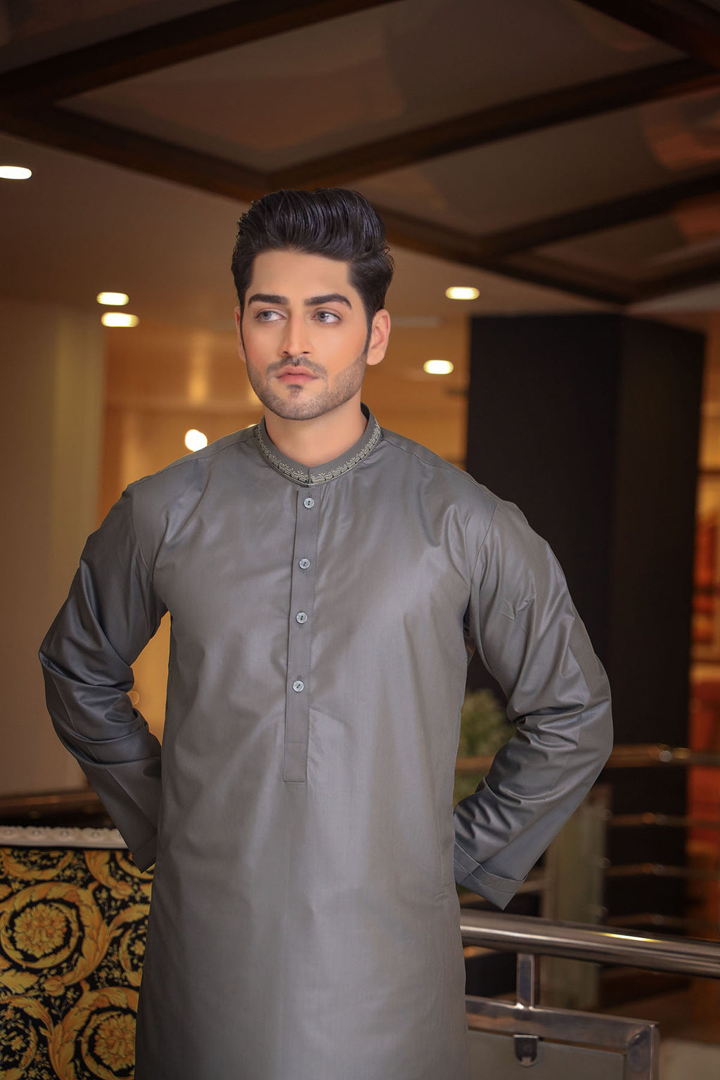 Steel Grey Kurta