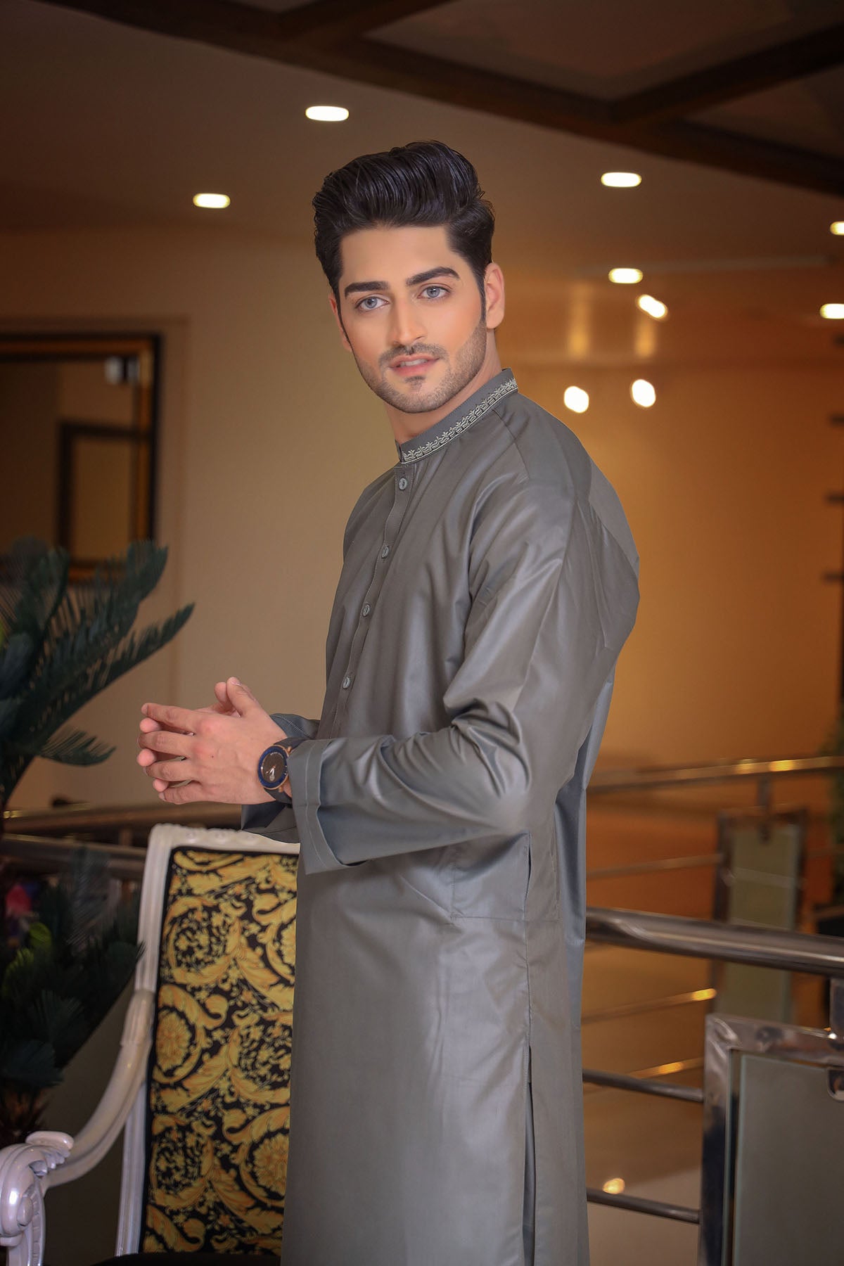 Steel Grey Kurta