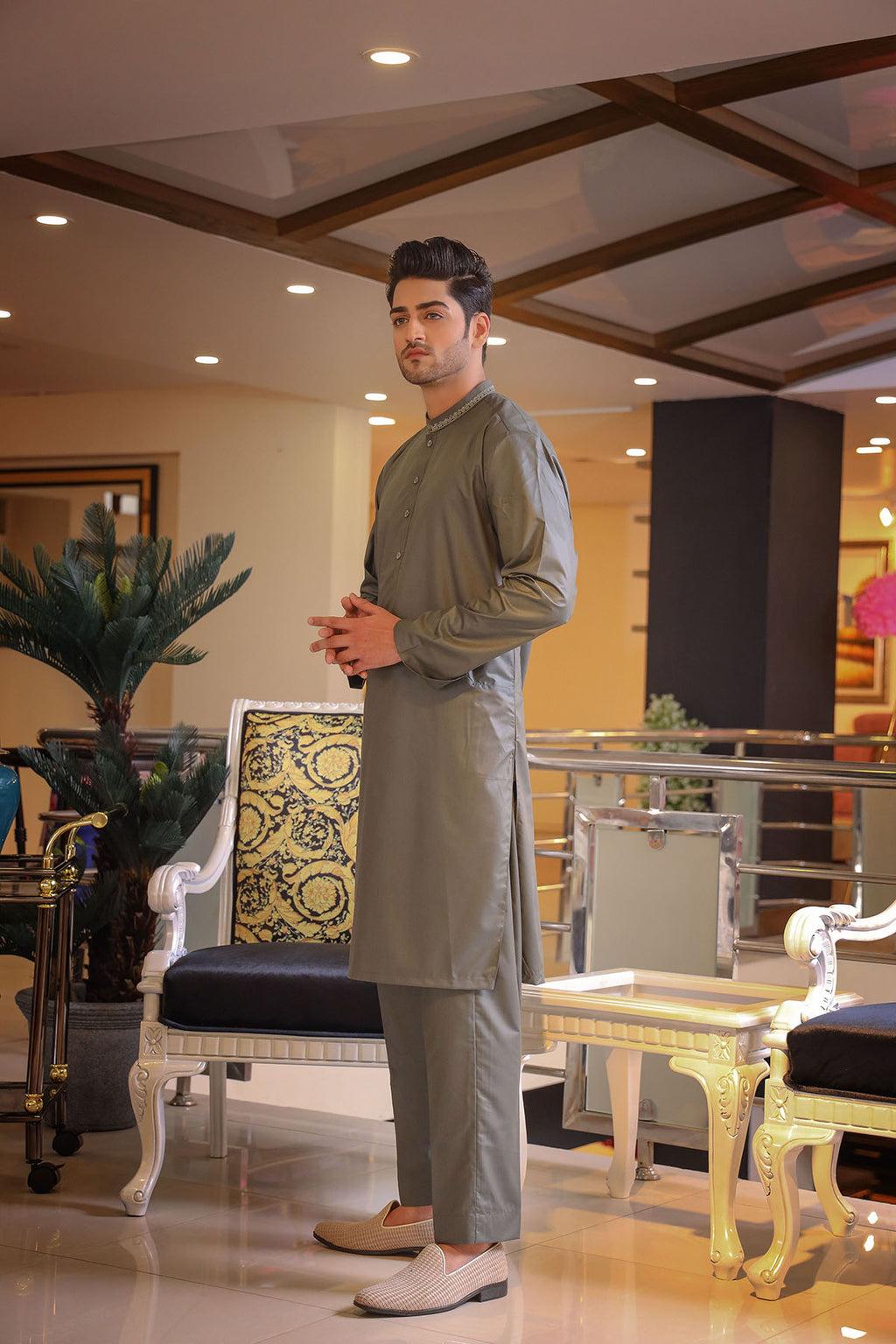 Steel Grey Kurta