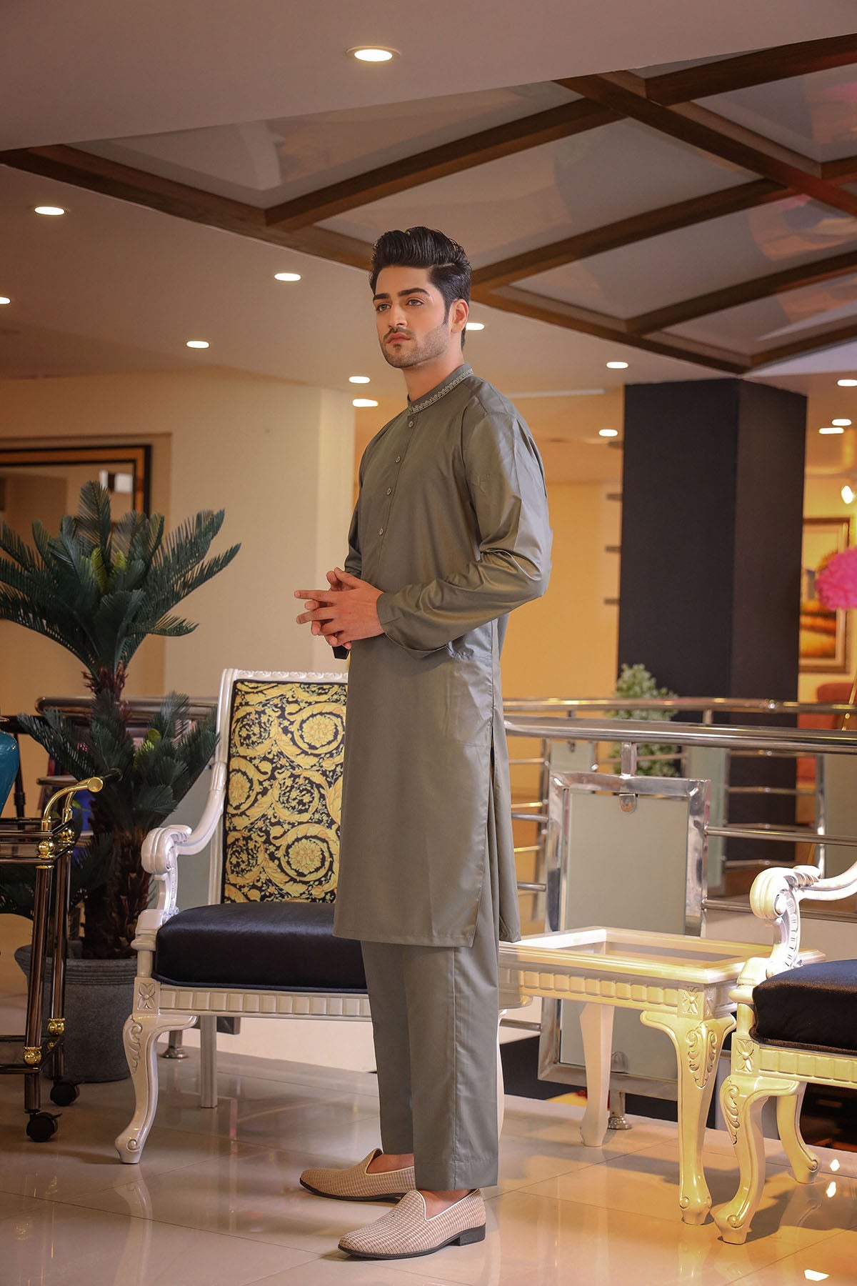 Steel Grey Kurta