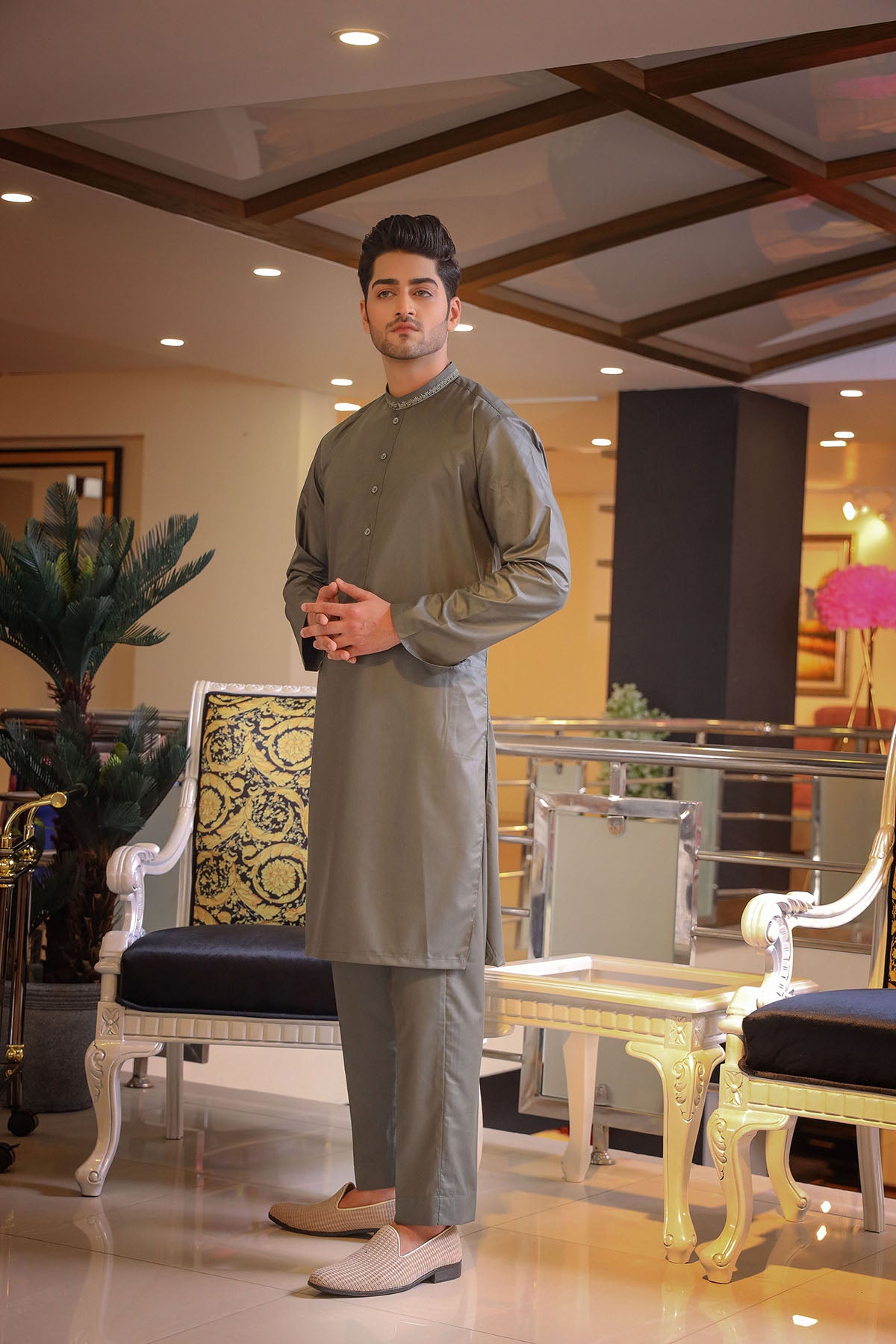Steel Grey Kurta