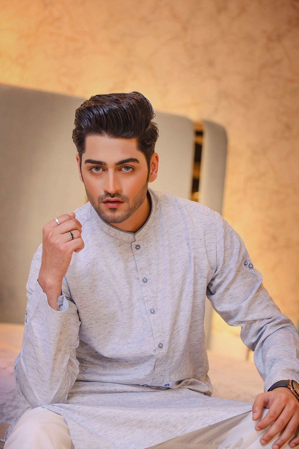 Ice Blue Kurta