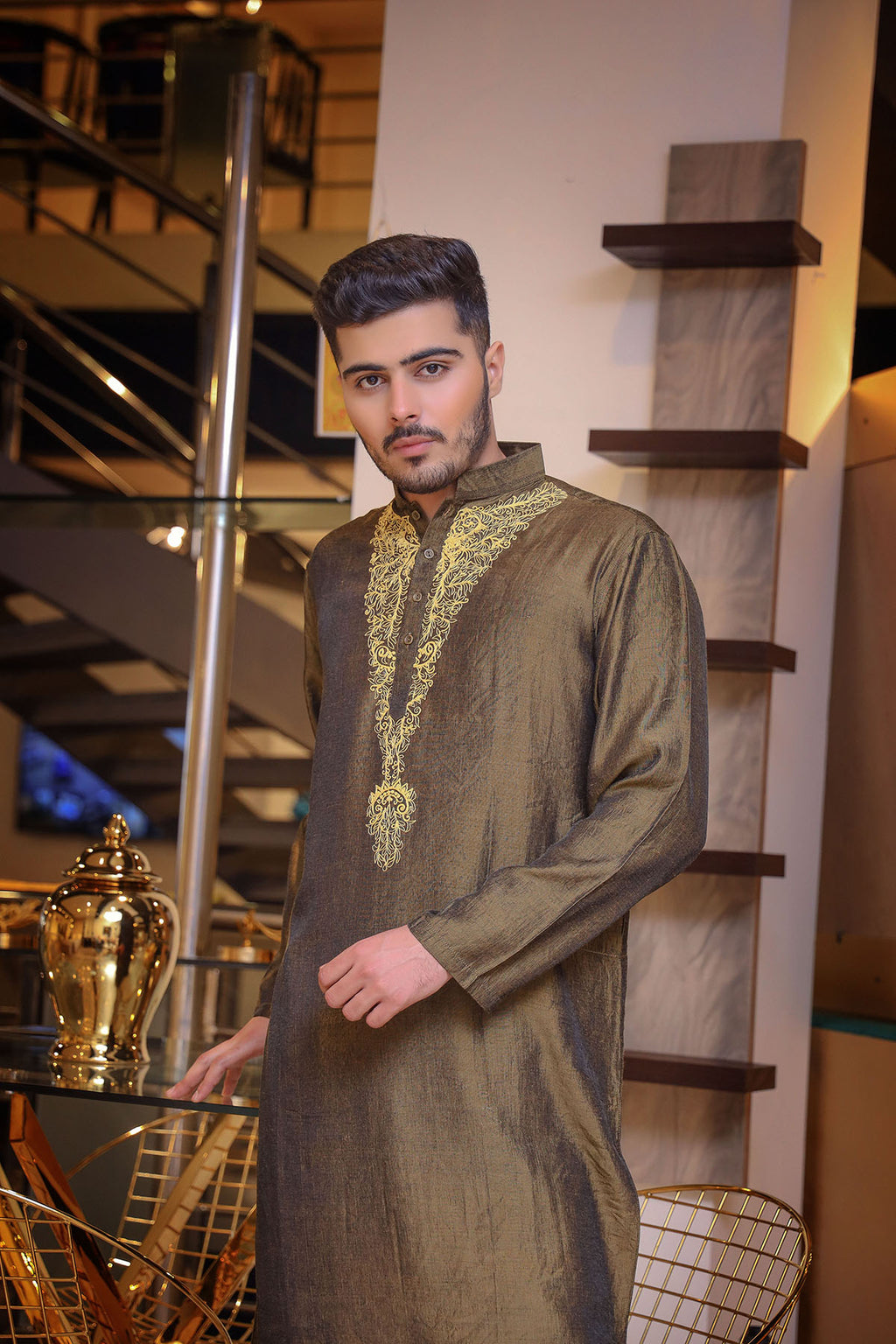 Deep Bronze Kurta Trouser/Shalwar