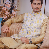 White Quilted Waist Coat