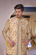 Embroided Cream Waist Coat