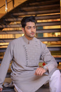 Light Grey Andrakha Kurta