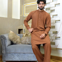 MUSTARD KAMEEZ SHALWAR