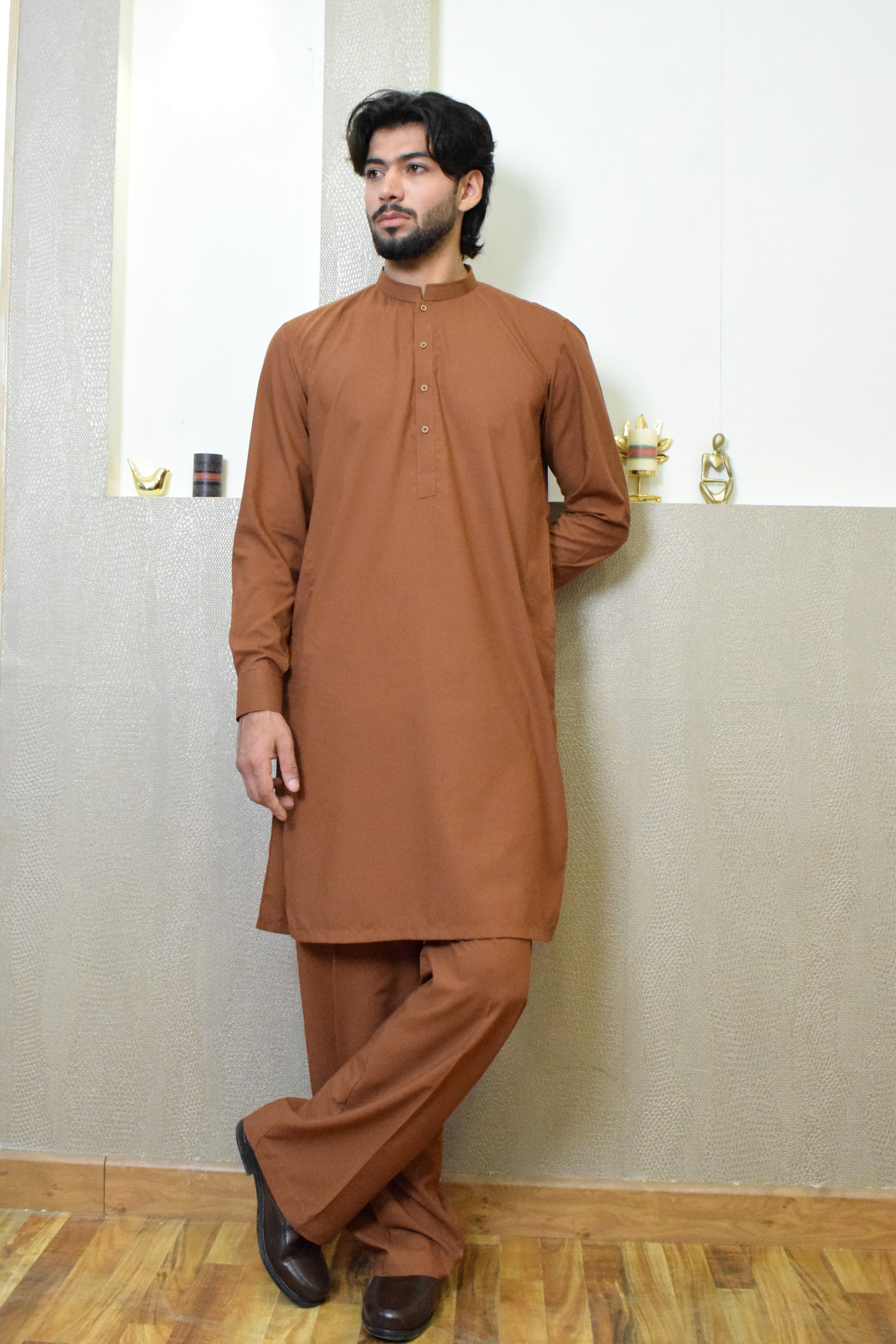 MUSTARD KAMEEZ SHALWAR