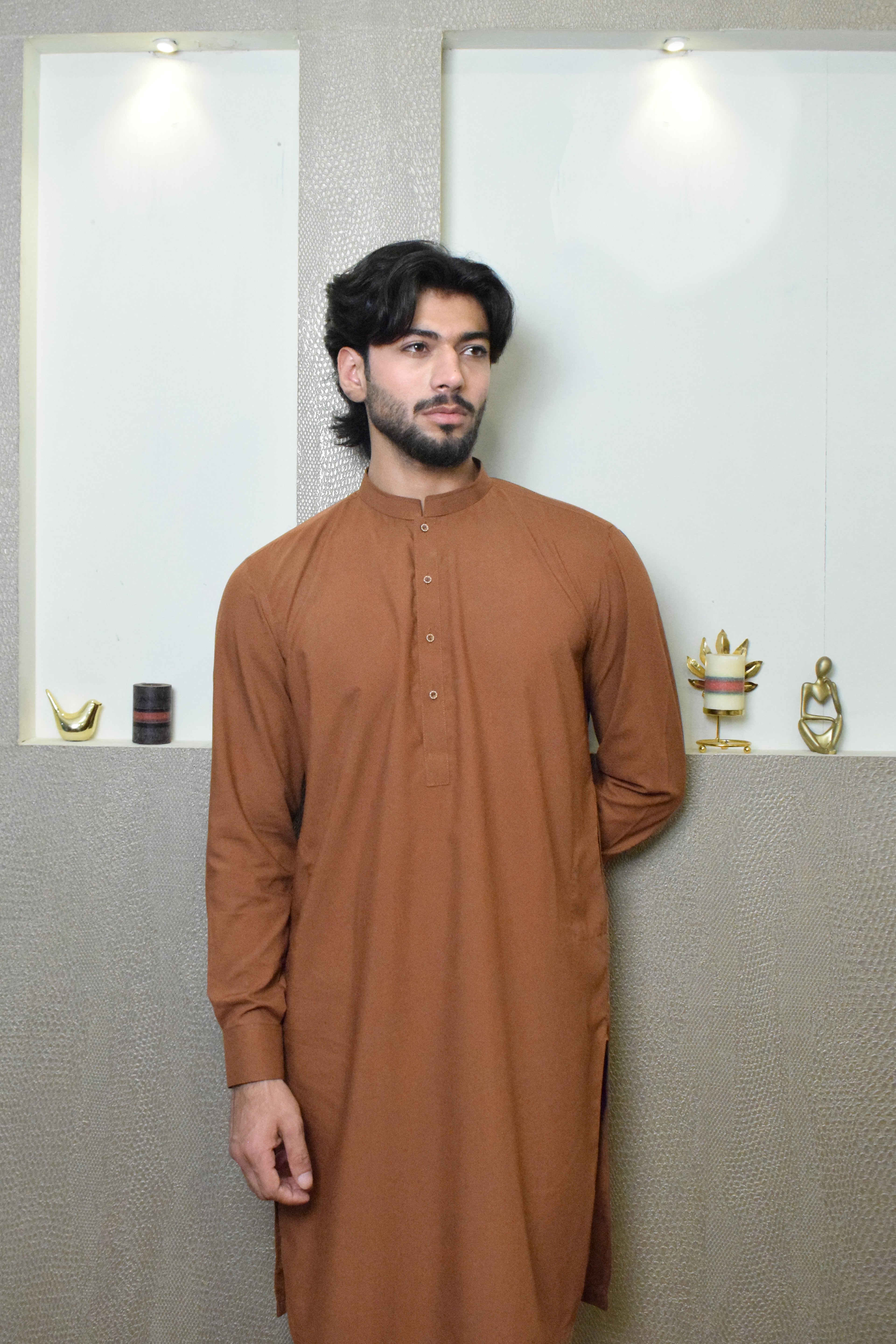 MUSTARD KAMEEZ SHALWAR