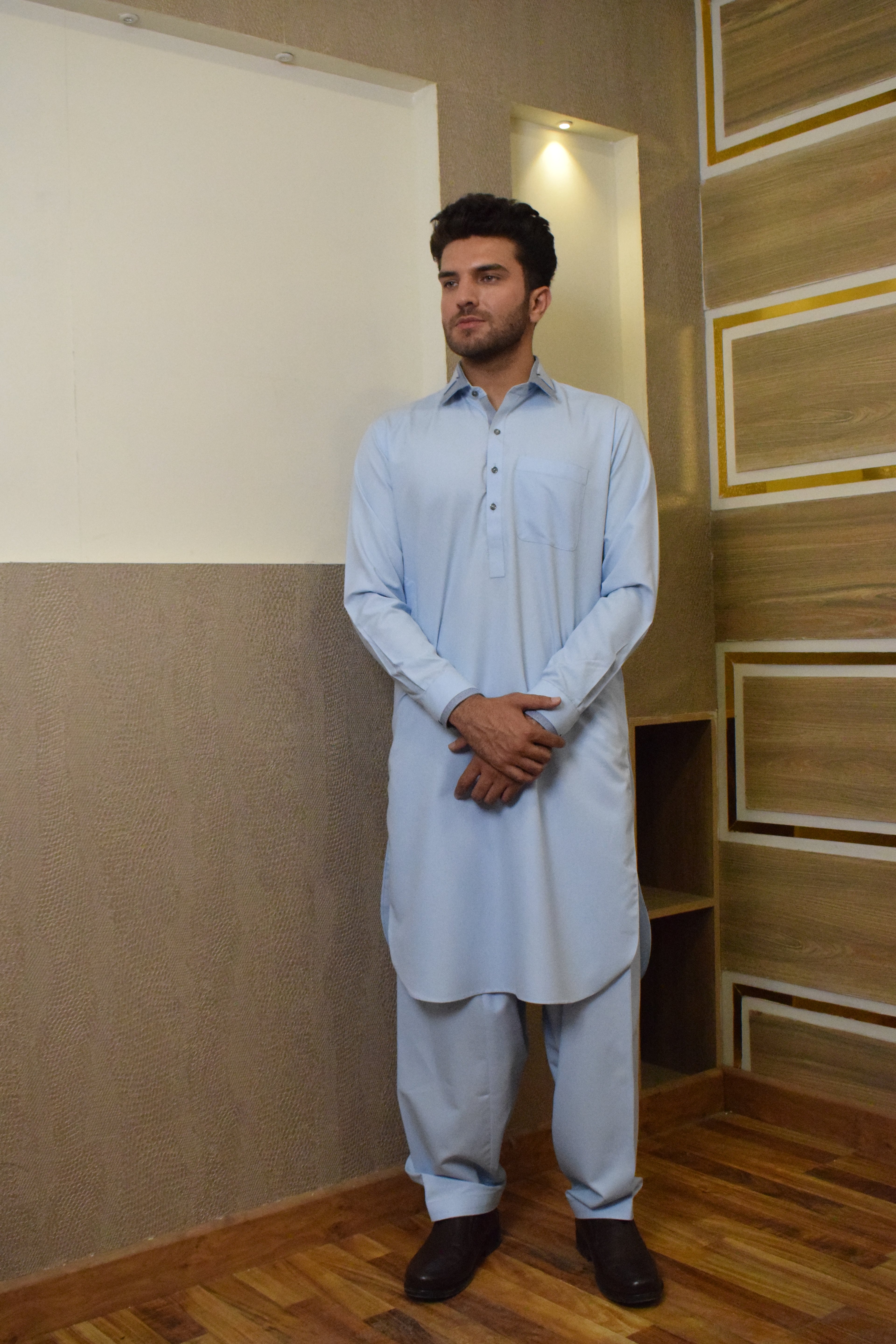 SKY BLUE KAMEEZ SHALWAR
