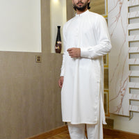 WHITE KAMEEZ SHALWAR