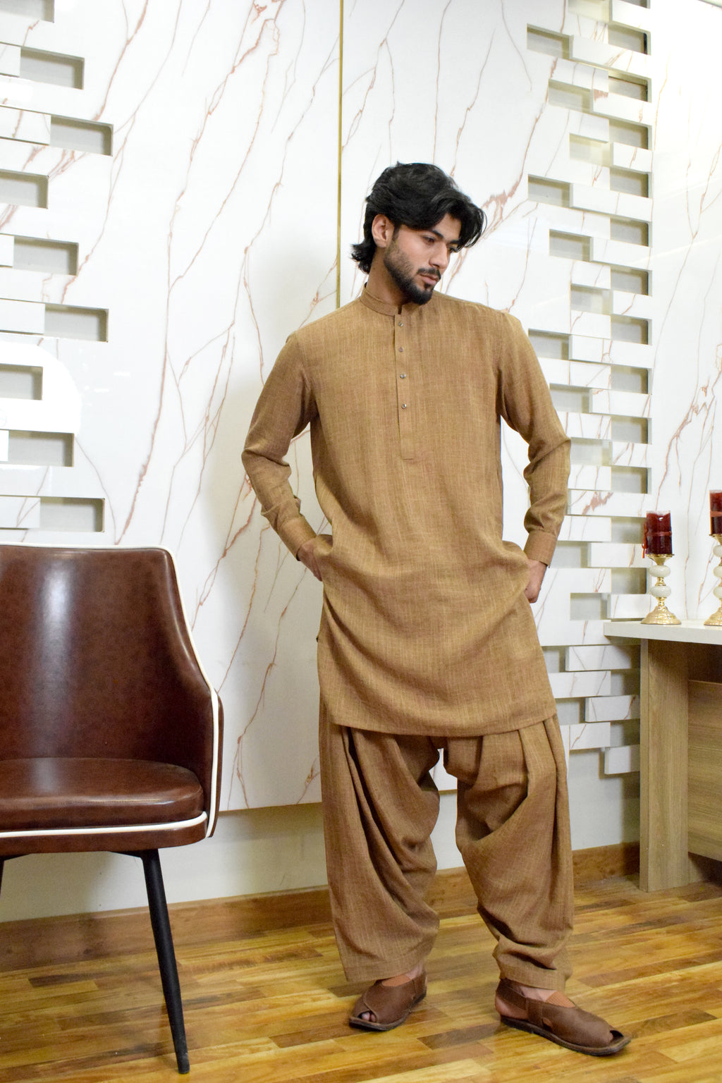 CAMEL KAMEEZ SHALWAR