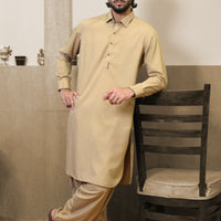 BEIGE KAMEEZ SHALWAR