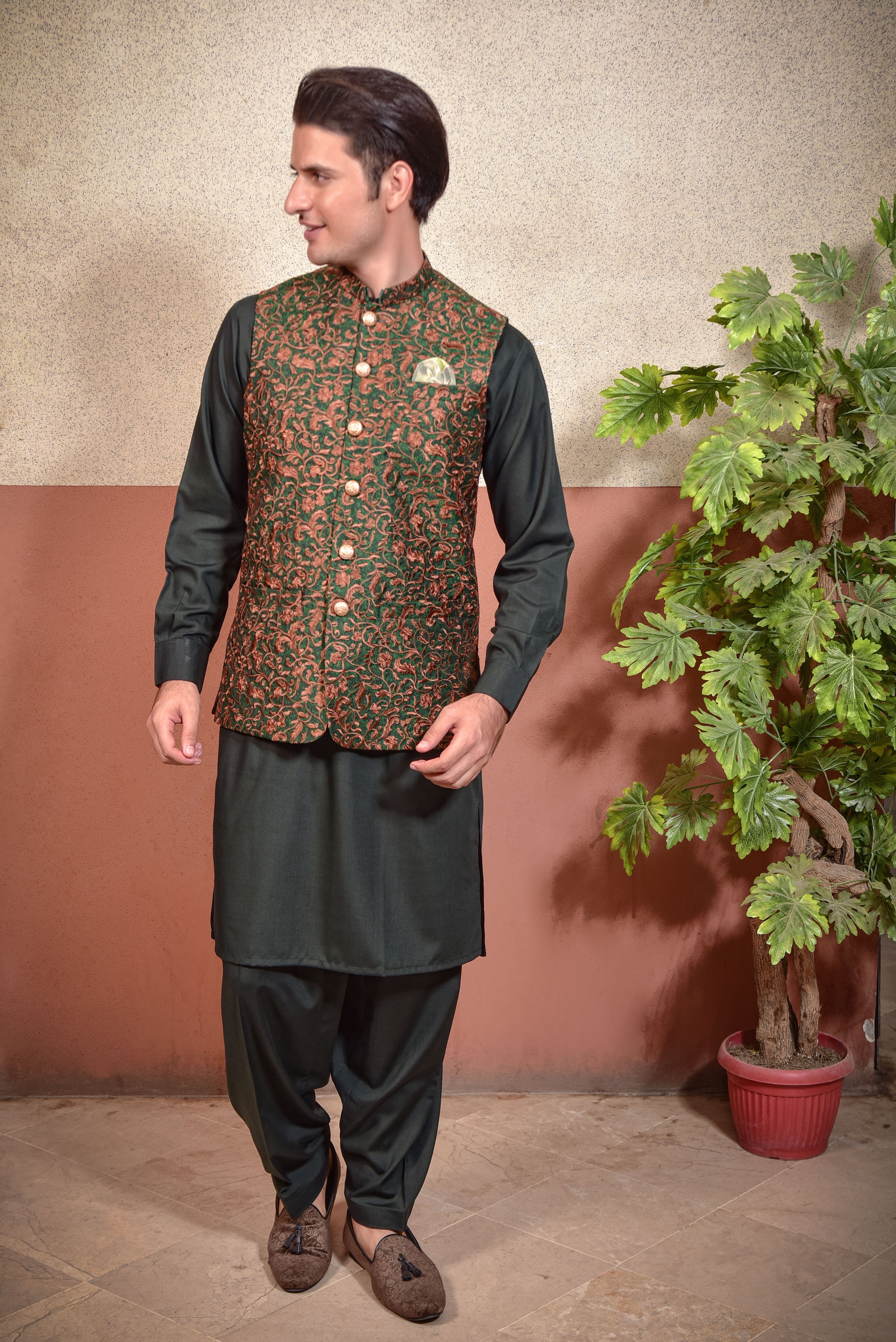 Forast Copper Waist Coat