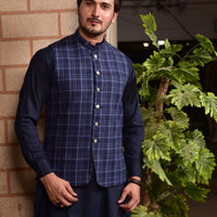Checkered Waist Coat