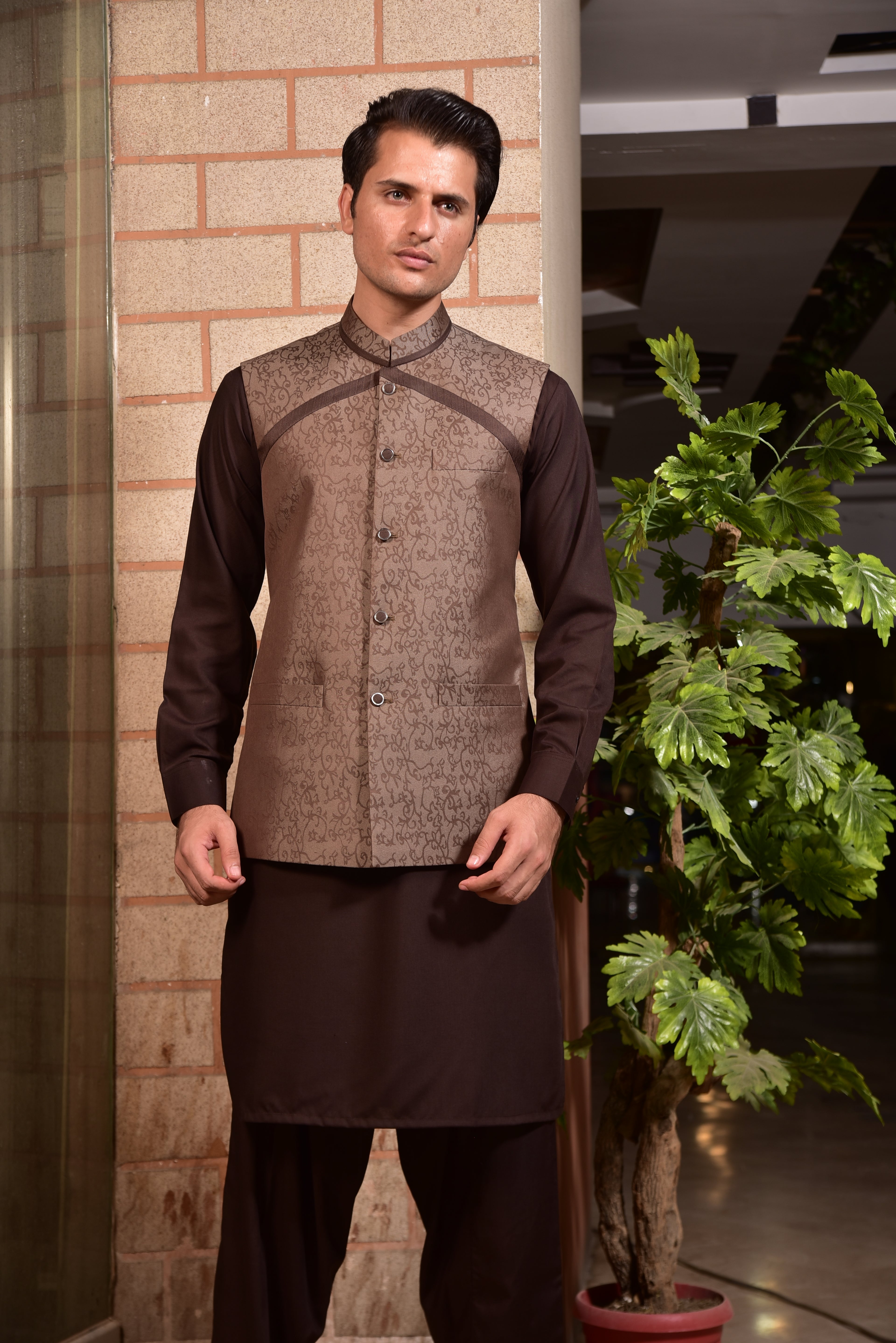Espresso Color Waist Coat