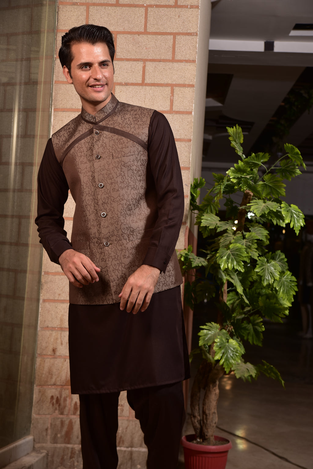 Espresso Color Waist Coat