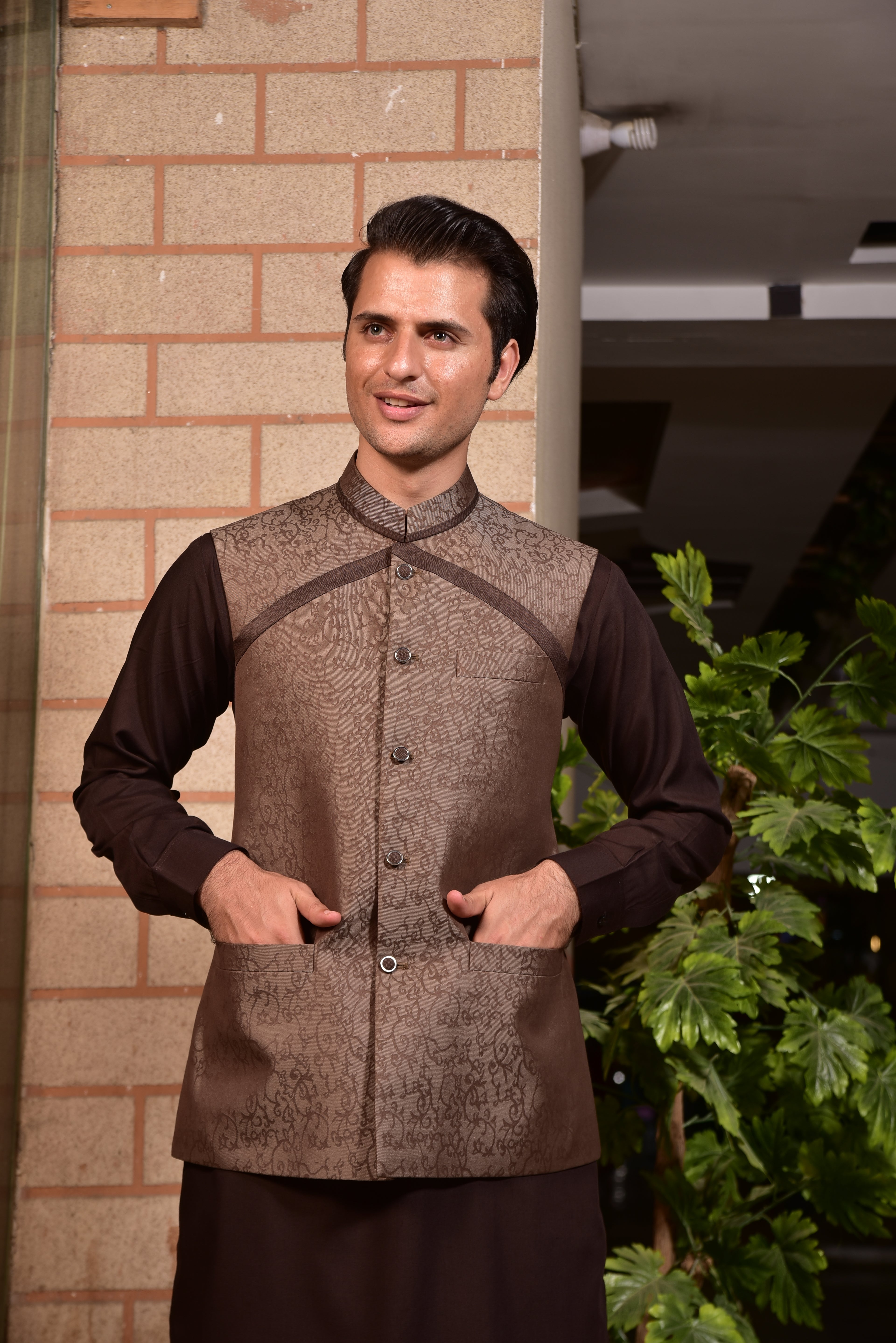Espresso Color Waist Coat