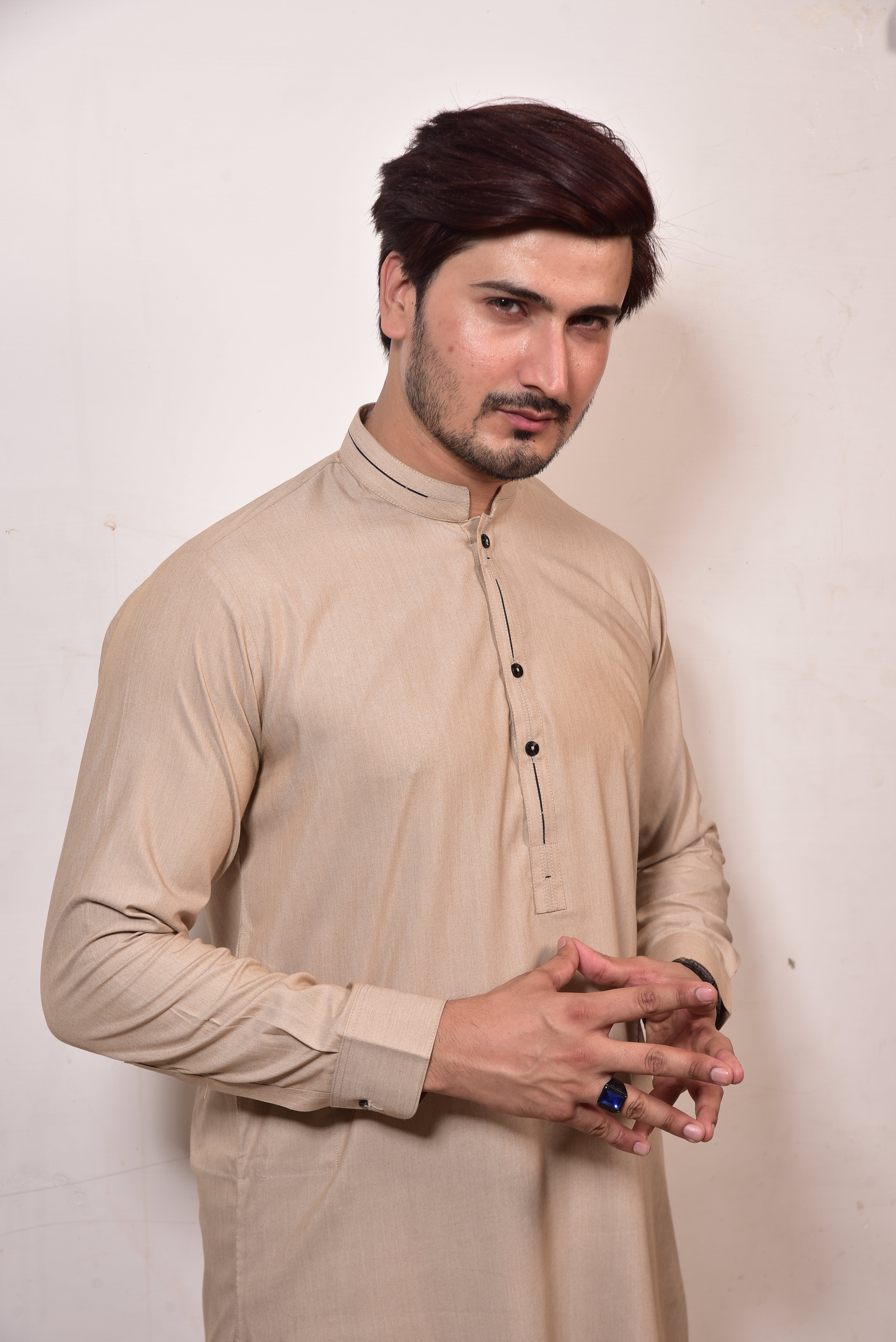 Beige Gold Kurta Shalwar