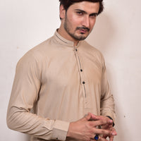 Beige Gold Kurta Shalwar