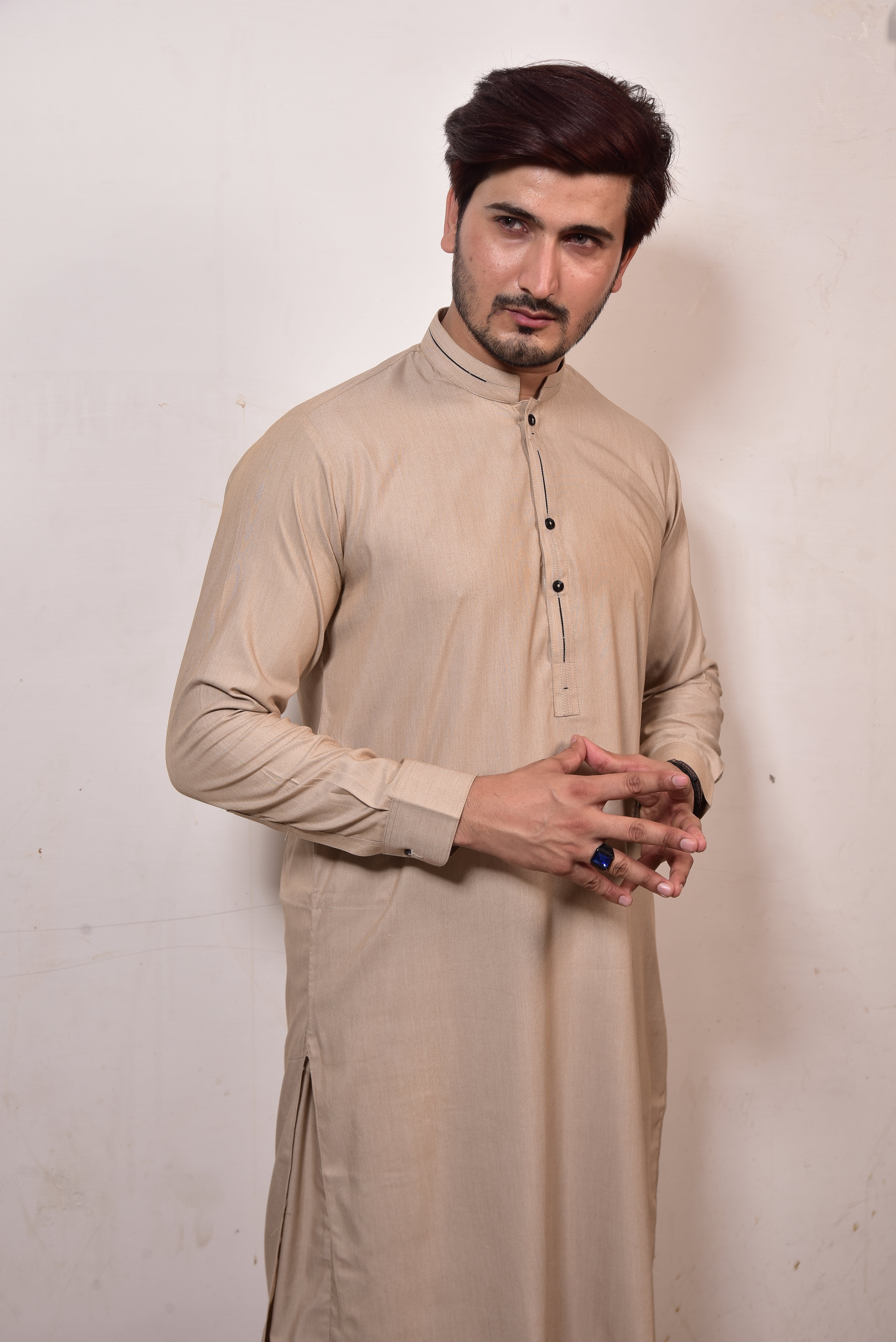 Beige Gold Kurta Shalwar