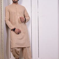Cream Kurta Trouser