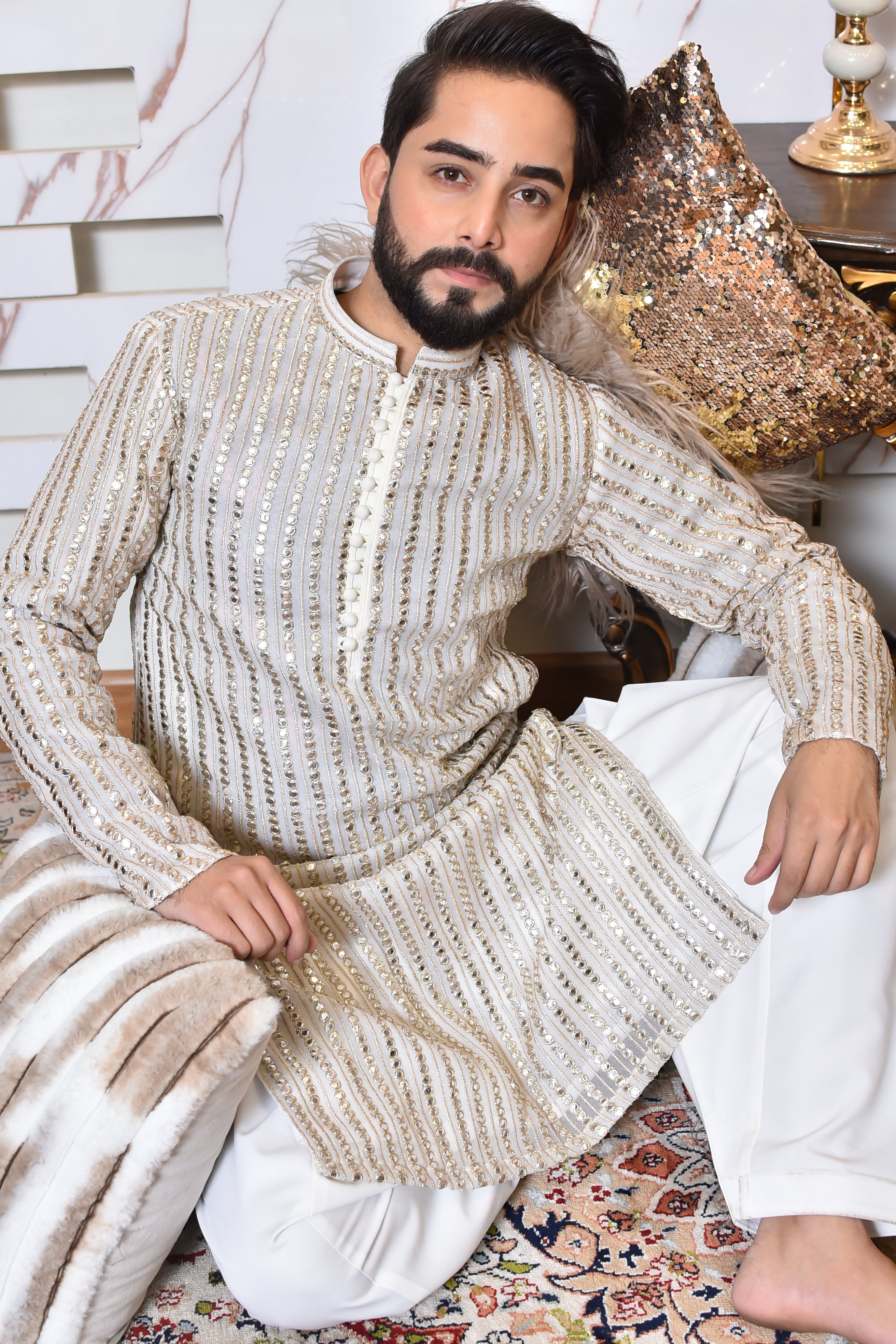 Off White Kurta
