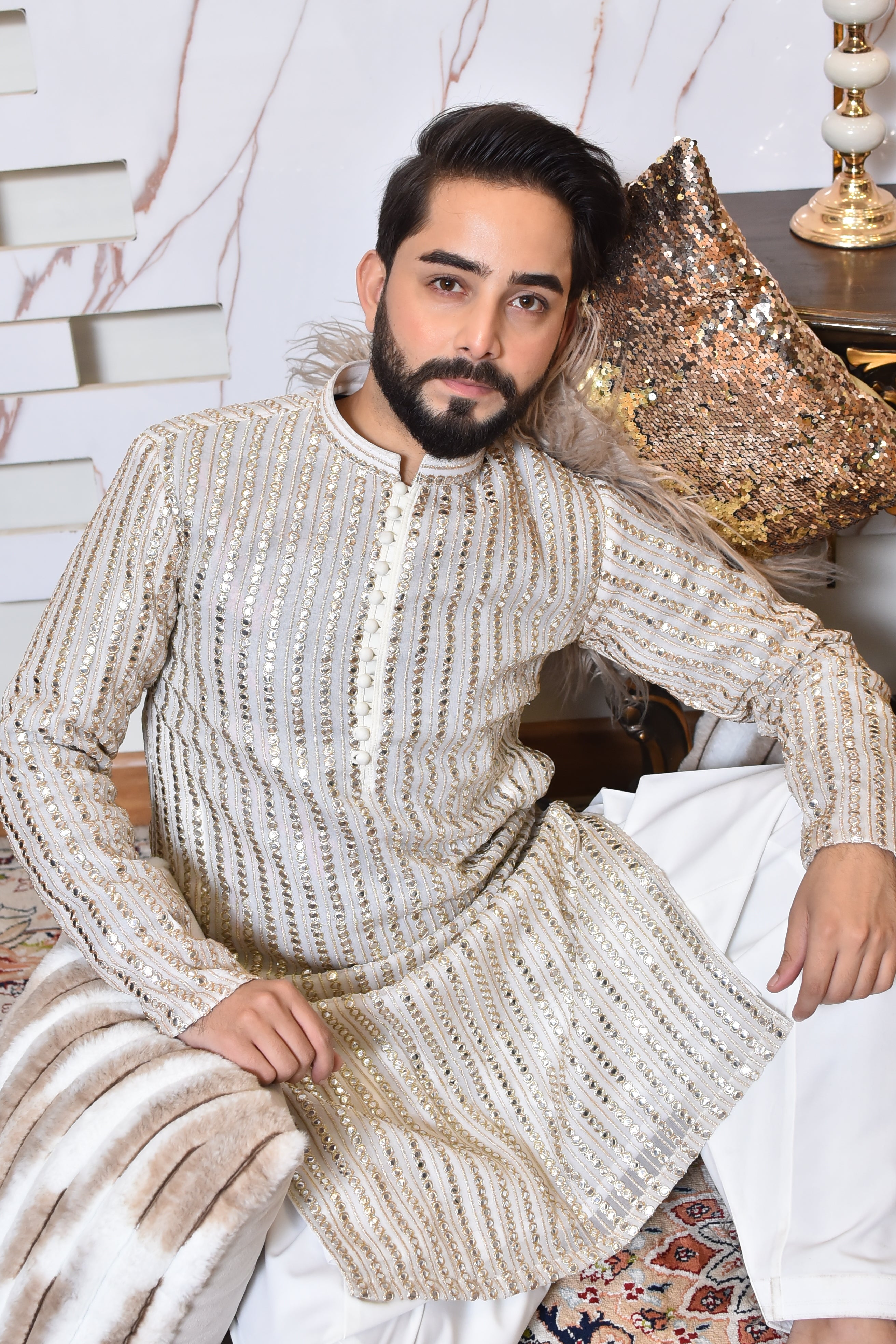 Off White Kurta
