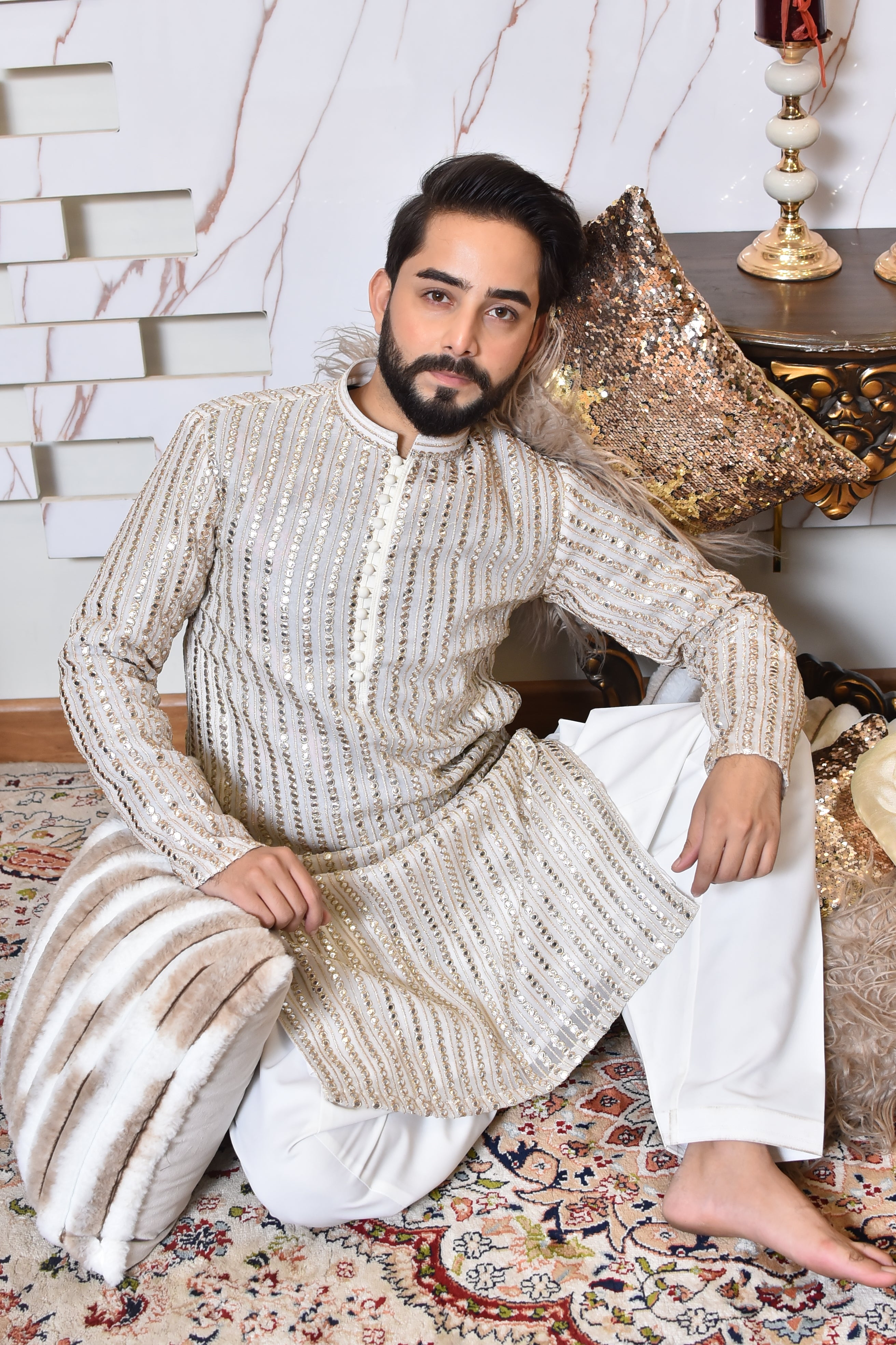 Off White Kurta