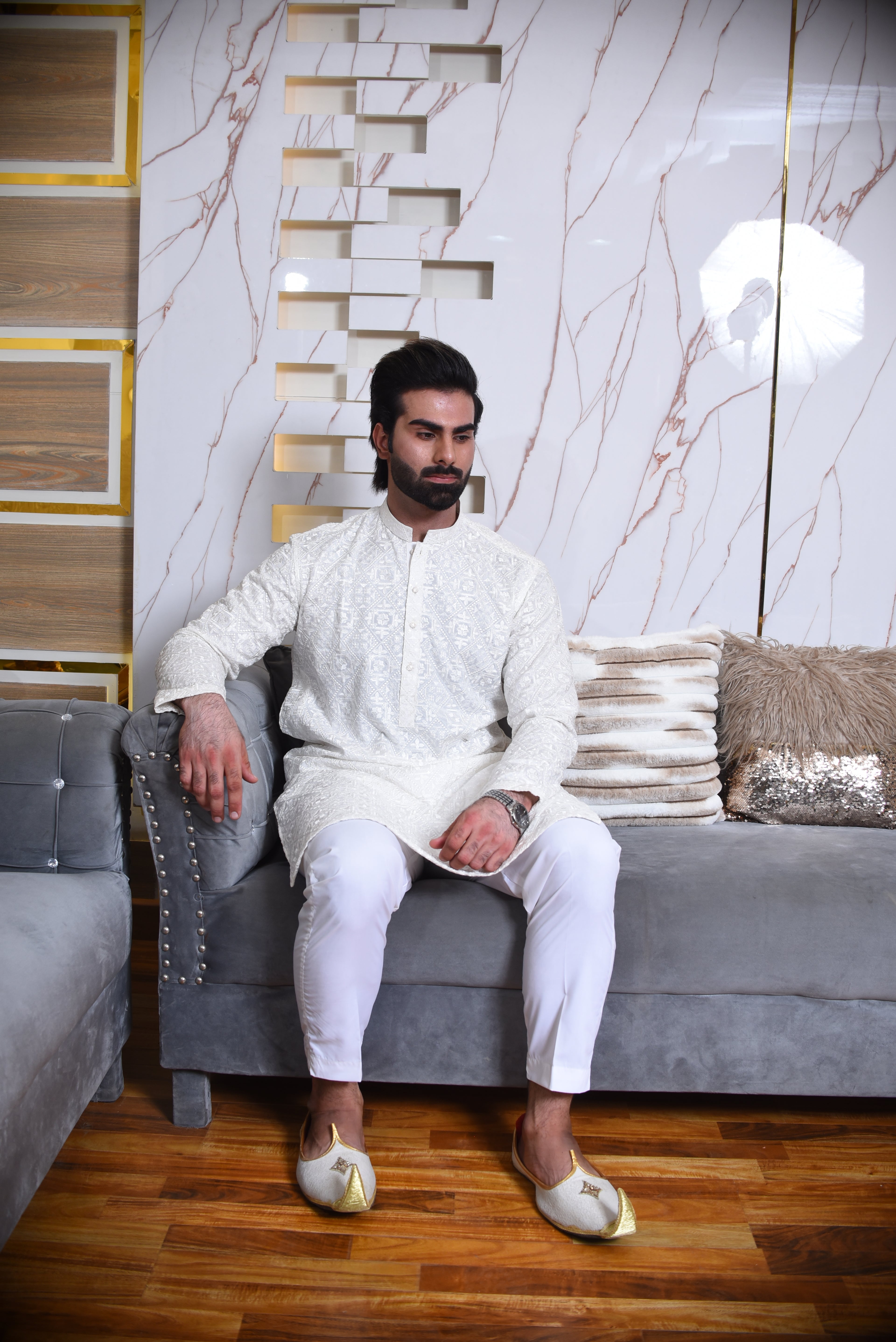 All White Kurta