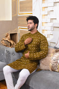 Mustard Brown Kurta