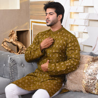 Mustard Brown Kurta