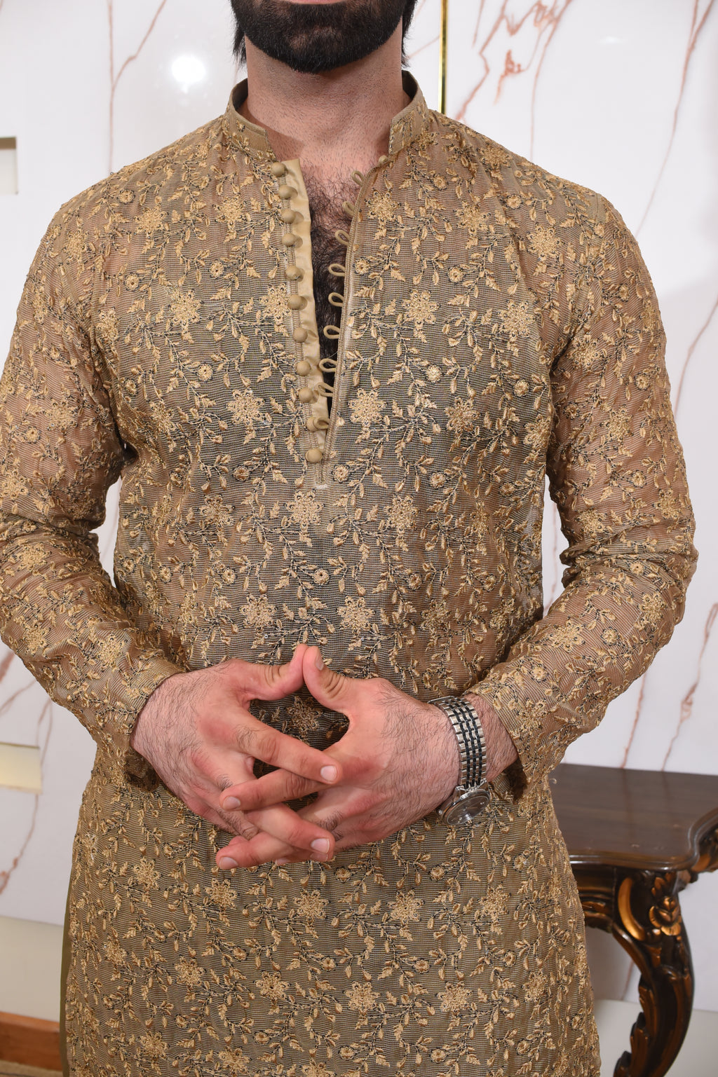 Embroided Kurta