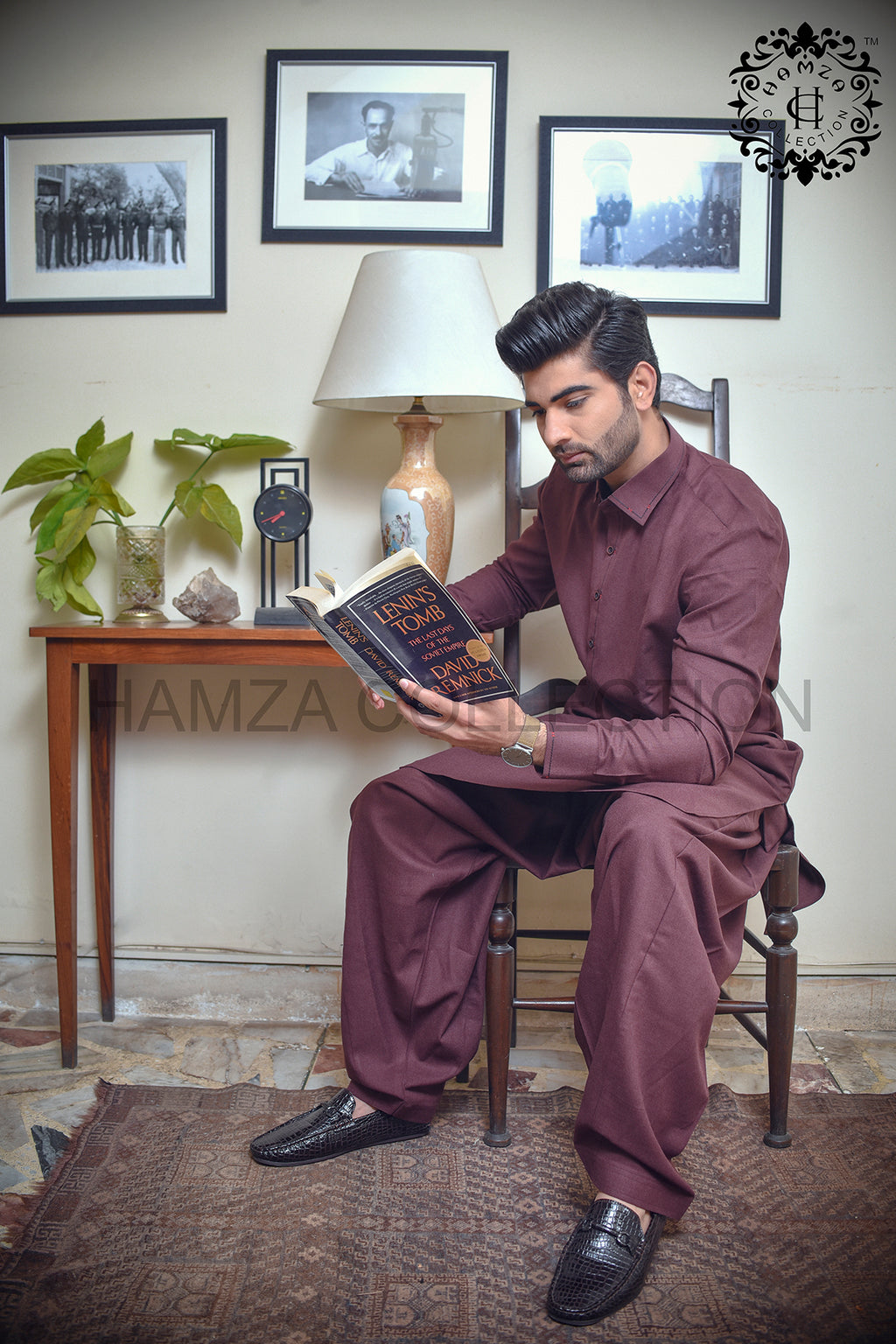 Plum Kurta Shalwar