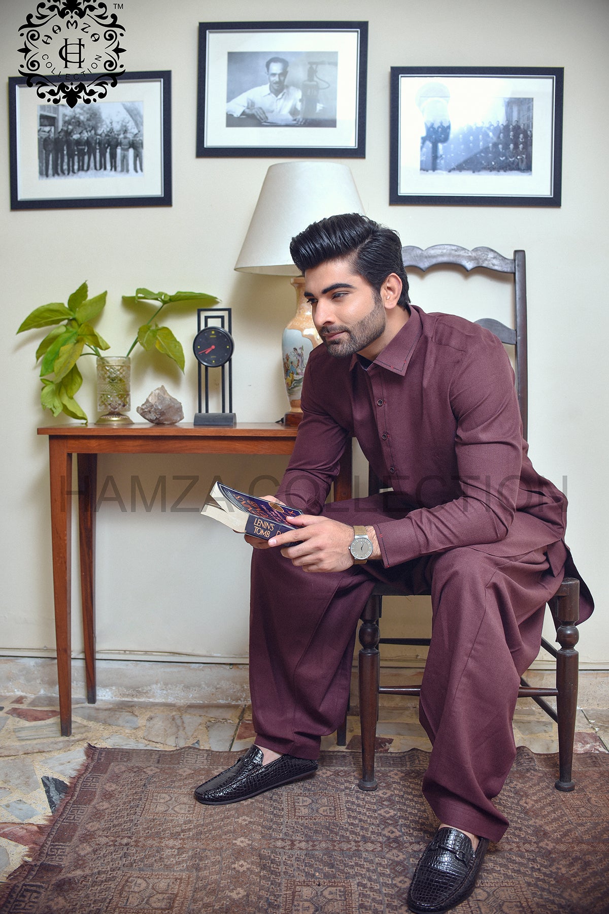 Plum Kurta Shalwar