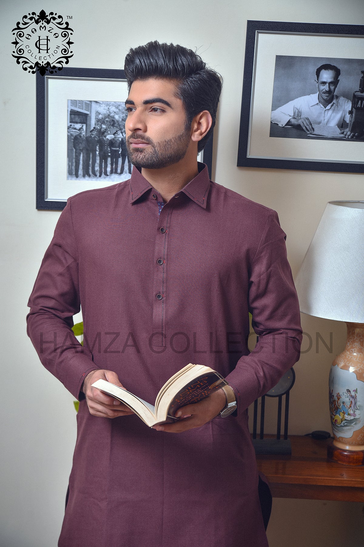 Plum Kurta Shalwar